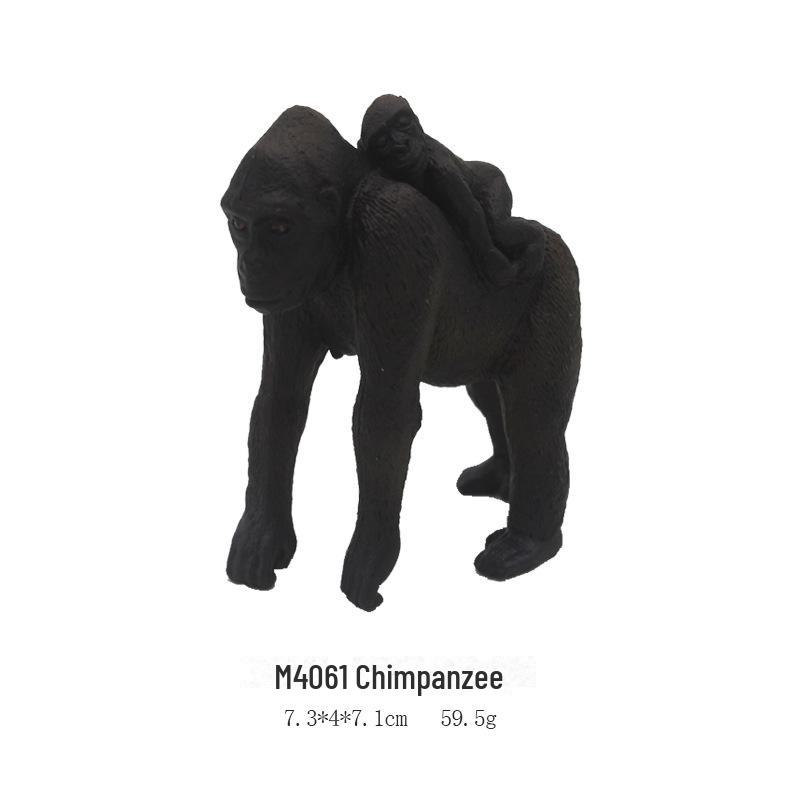 Cross-border Children's Educational Orangutan Model Toy: Handcrafted Static Chimpanzee Ornament