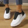 Spring And Autumn Shallow Mouth Round Head Mesh Breathable Casual Shoes For Women Fashion New Comfortable Sports Women'S Shoes