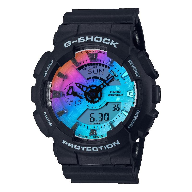 

Casio G-SHOCK Men s Resin 200M Water Resistant Digital Shock Resistant Quartz Watch GA-110SR-1A чёрный