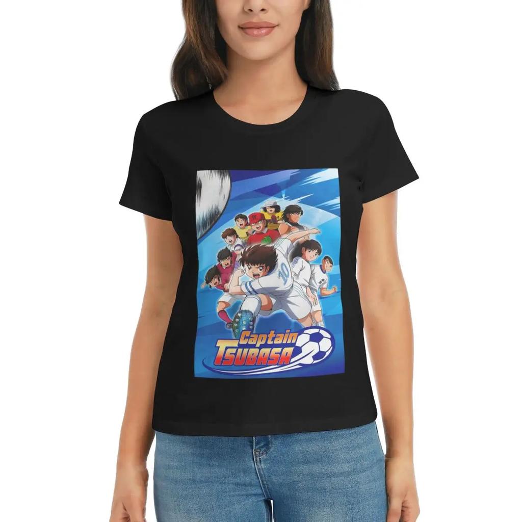 Women TShirt Japan Football Unisexga Captain Tsubasa Ozora Summer Short Sleeve Tees Crew Neck T Shirts Clothes Tops Streetwear