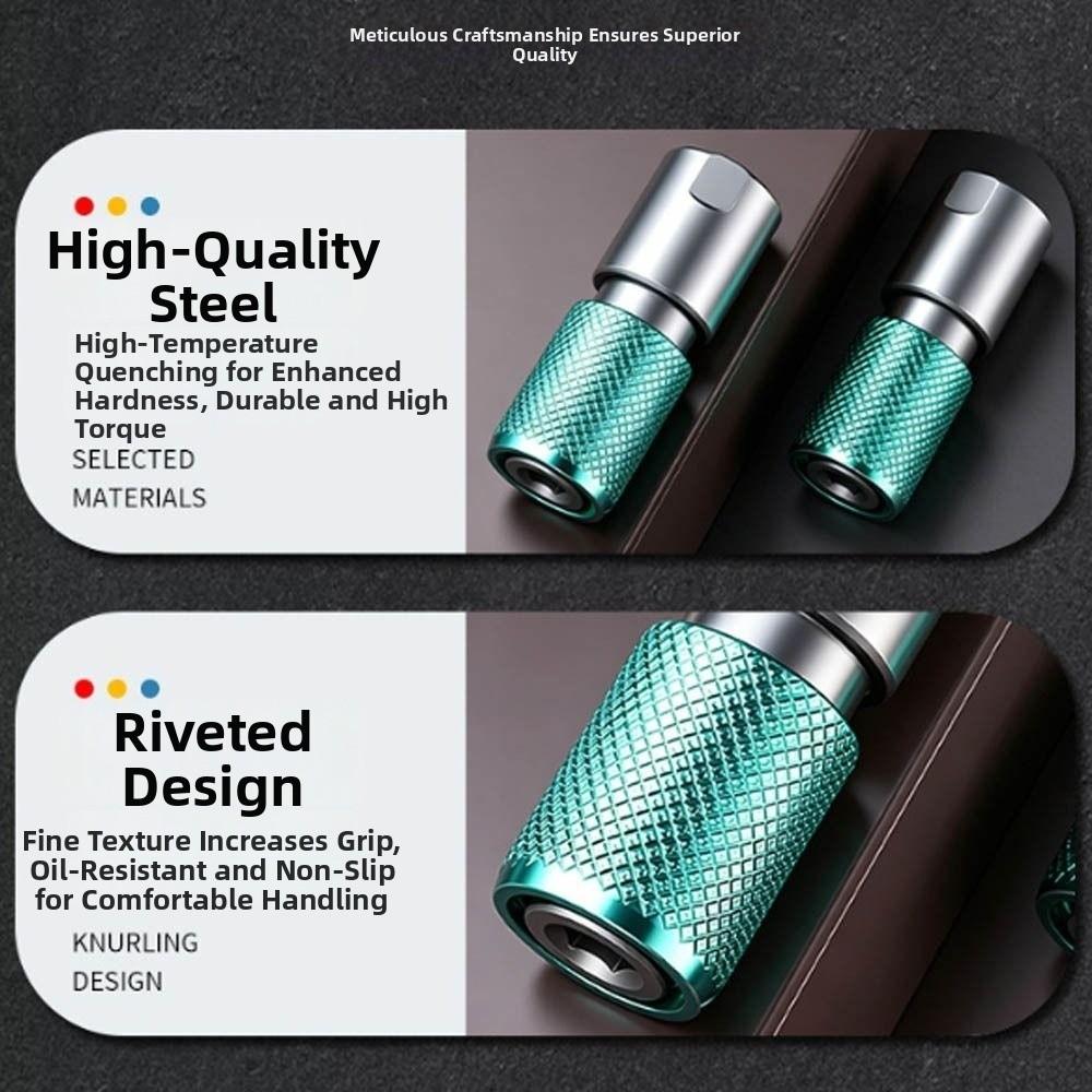 Hex Shank Drill Chuck Adapter Anti-Slip Hex Shank Converter Durable Angle Grinder Adapter