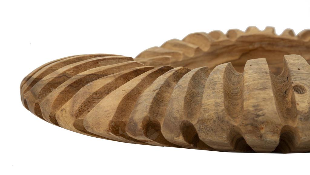 Tablett Geris Teak Cm Ø 35X7