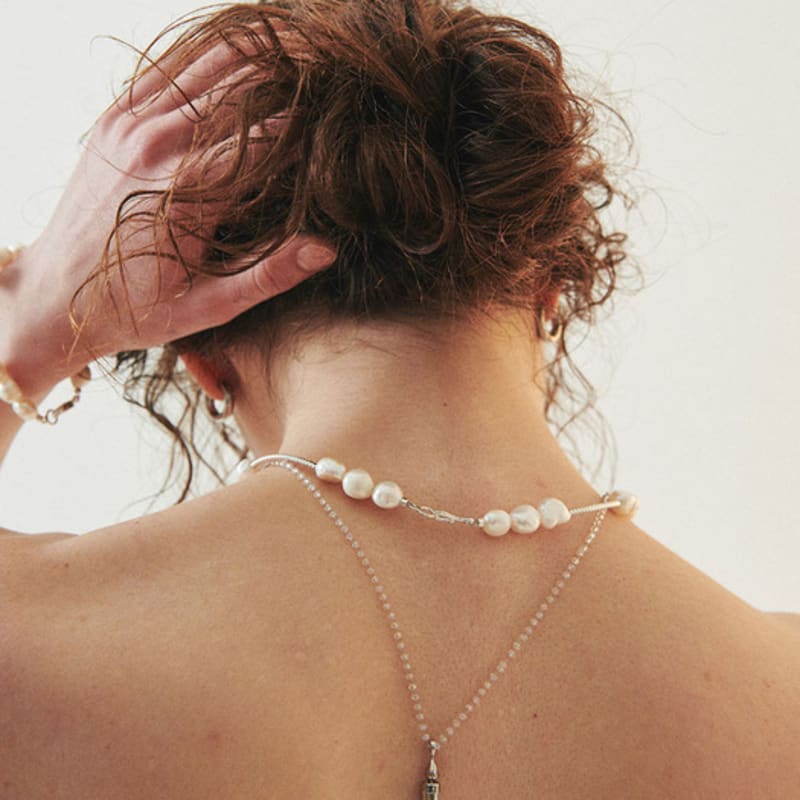 August Harmony Candle Opal Beads Halskette