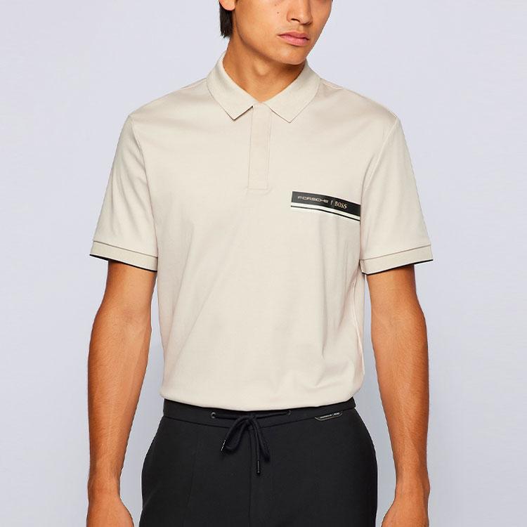 HUGO BOSS x Porsche Polo Shirt Men's White 50457012-131
