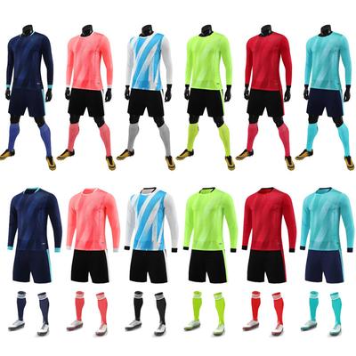 Football Suit Men's Training Suit Suit Personalized, Autumn and Winter Adult Children's Long-sleeved Sports Match Jersey