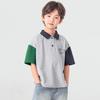 Boys' Printed Short Sleeve Polo Shirt