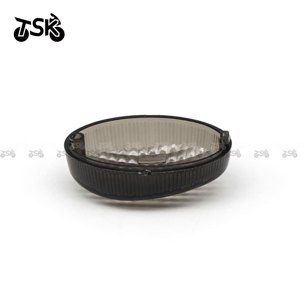 For Kawasaki Z650RS KLX125 KLX300 D-Tracker 250 2pcs Motorcycle Turn Signal Lens Indicator Lenses Cover Plastic For YAMAHA XT660