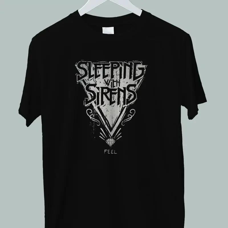 Sleeping With Sirens Feel T Shirt S 2XL S разноцветный