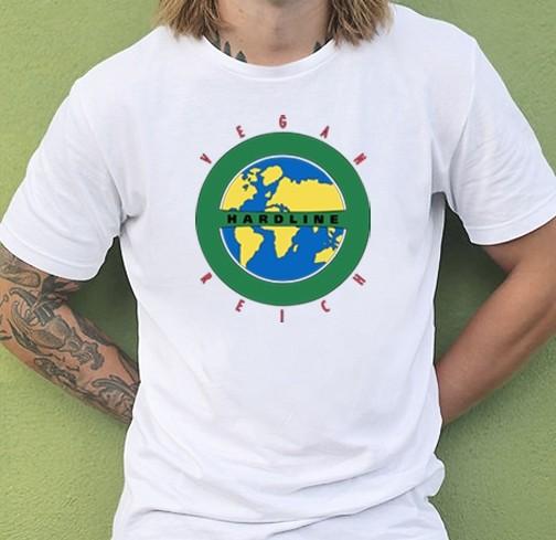 

Vegan Reich T Shirt Music Punk Hardcore Hardline Straight Edge Earth Crisis G356 XL