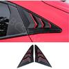 Quarter Window Louver Cover Accessories Fit For Honda Civic Hatchback 2016-