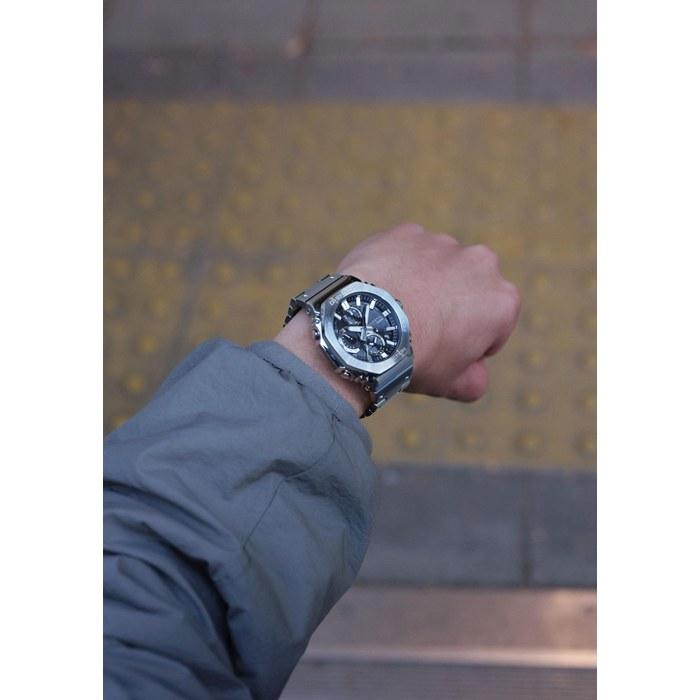 [Casio] G-Shock GMC-B2100D-1AJF Full Metal Chronograph Bluetooth Tough Solar Watch - Silver