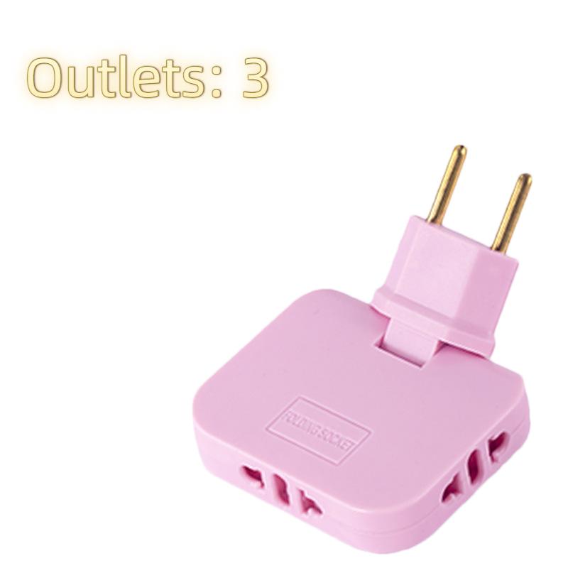 Europäischer Standard Drehbarer Steckdosenadapter – 180° Schwenkbar, Mehrfachsteckdose, Leicht, Kabellos & Tragbar
