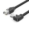 Cat5e Networking Cord with Angled RJ45 Connectors Flexible Cat5e Ethernet Networking Cable for Tight Space Electronics