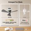 Ventilatori Portatili da Soffitto da 12000mAh Ventilatore da Campeggio per Esterni Circolatore d'Aria per Tenda Raffrescatore Ventilatore Elettrico Ricaricabile Telecomando Luce LED