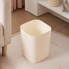 Square Trash Can Easy To Clean Lidless Garbage Bin Minimalist Design Simple Paper Basket for