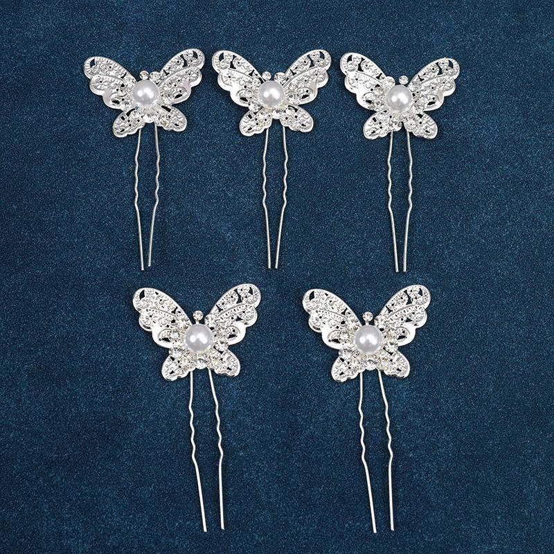 18-teiliges Braut-Haarschmuck-Set: U-förmige Haarnadeln & Styling-Clips für Make-up und Flechten