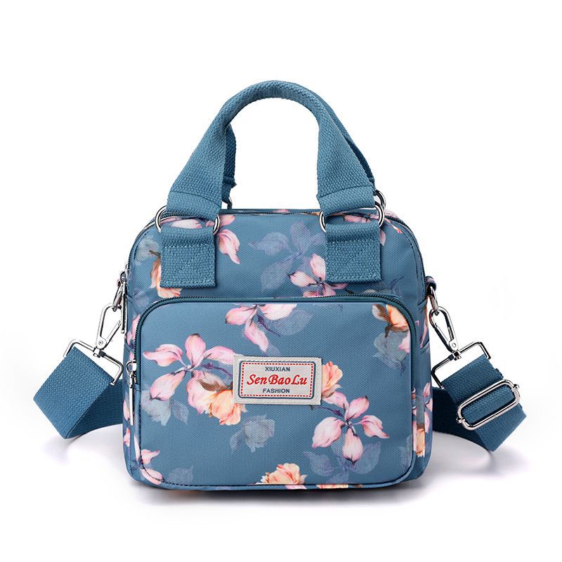 Afslappet Håndtaske med Print Let og Vandafvisende Enkelt-skulder Crossbody Taske til Shopping