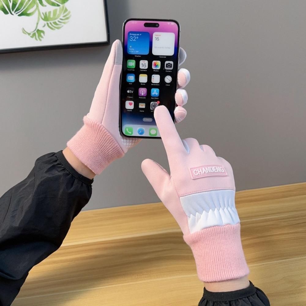 Warm Winter Gloves Touchable Screen Driving Mittens New Full Finger Gloves  Unisex