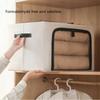 Foldable Clothes Storage Boxes Large Capacity Bins with Metal Frame Lids Clear Window and Sturdy Handles Daily Use