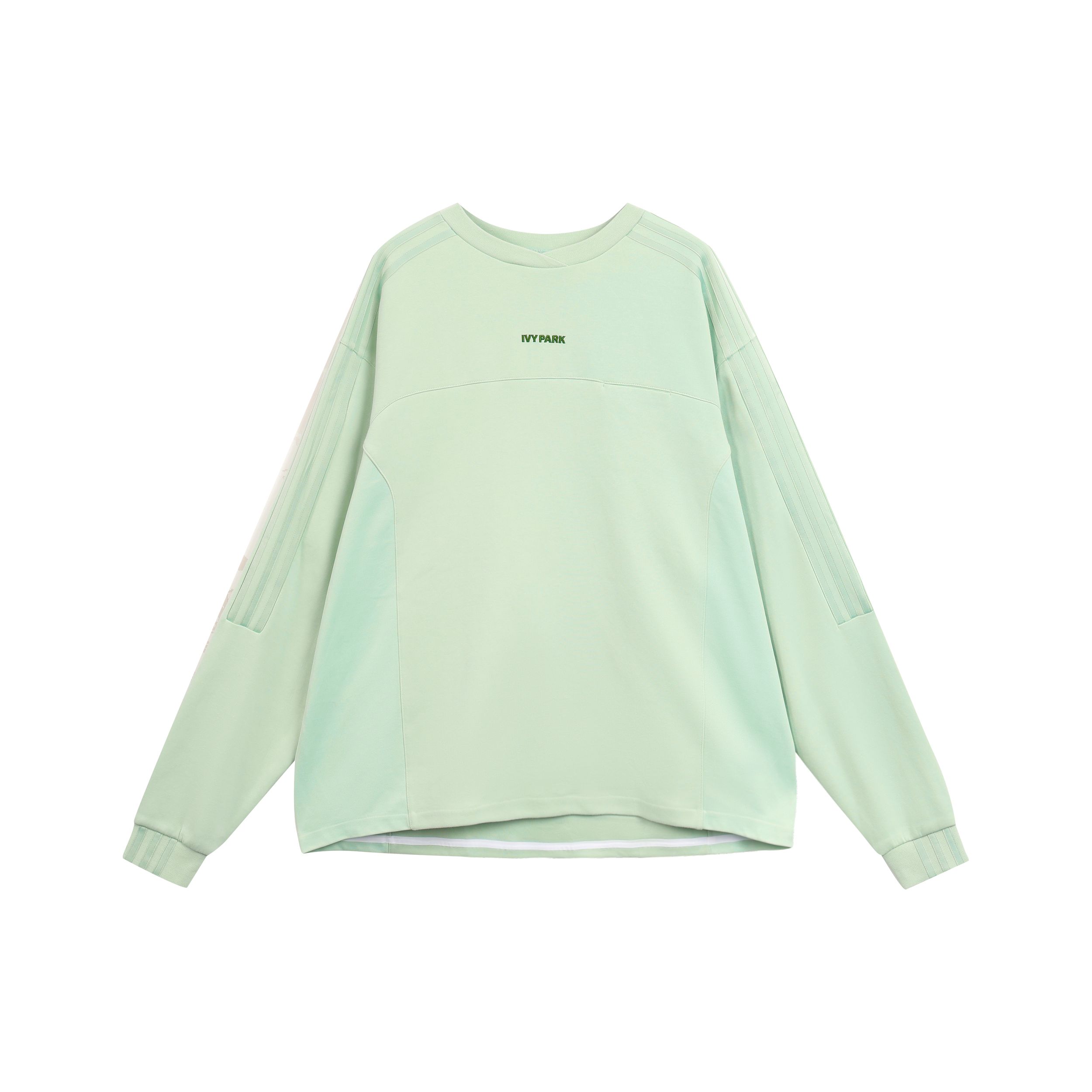 adidas x IVY PARK Alphabet Embroidered Crew Sweatshirt Mint Green Unisex H25163 XL