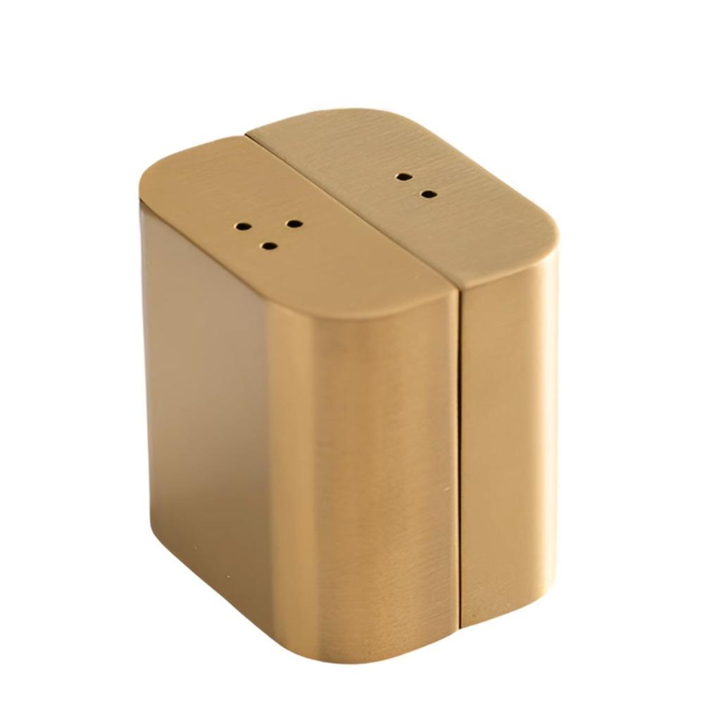 Stainless Steel Condiment Bottle 304 Stainless Steel Pepper and Salt Bottle  Camping золотой