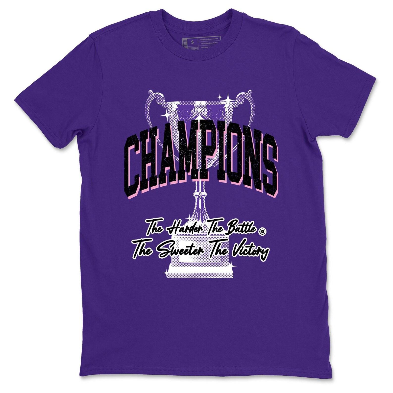Champions Trophy Graphic Tee - Canyon Purple Sneaker Threads M