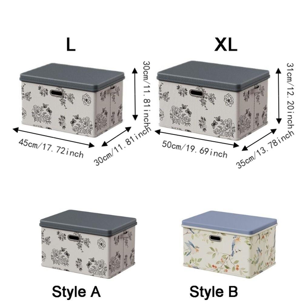Folding Clothes Quilts Storage Box Oxford Fabric Sundries Organizer Car Storage Container  Toys