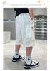 Children's clothing boys' summer pants 2026 new style mid to large children's summer shorts boys' summer thin five quarter pants