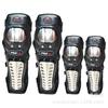 Stainless Steel Motorcycle Knee Pads With Shock Absorption Road Off-Road Riding Adult Protective Gear