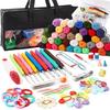 Ergonomic Crochet Hook Set with Crochet Knitting Accessories for Beginner Hobbyist Adult Knitting Crocheting Project