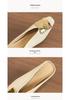 Wei Wei Retro Square Toe Slip-On Women's Sandals with Square Buckle