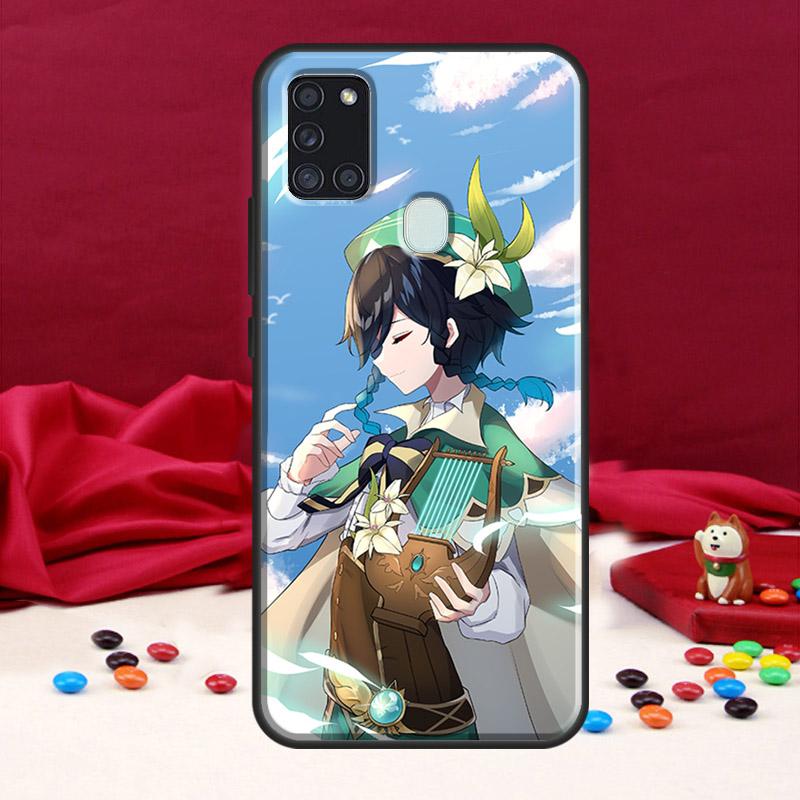 Genshin Impact Venti Case For Samsung Galaxy A34 A54 A14 A53 A13 A51 A71 A50 A12 A22 A32 A52 A72 Phone Cover