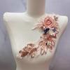 1pair 3D sequin embroidery flower cloth sticker parche ropa,Handmade DIY sewing clothing accessories patch