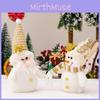 White Snowman Figurine Christmas Decoration Soft Polyester Gnome Doll For Kids Gift