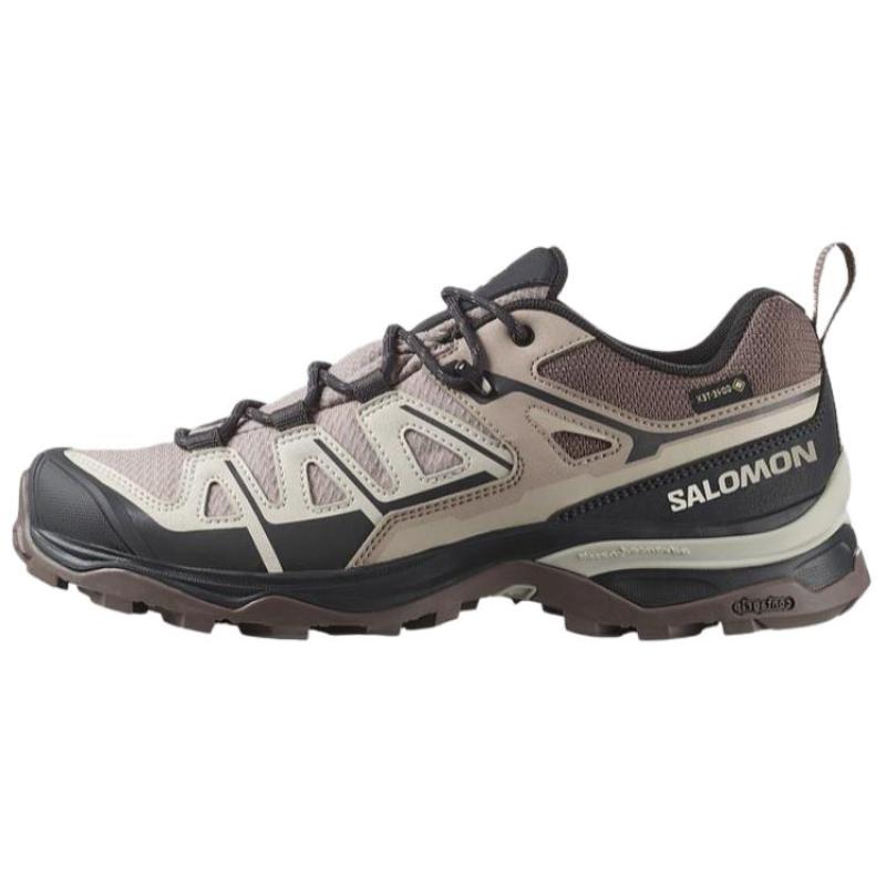 SALOMON X Ultra Pioneer 2 Shock Absorbers Waterproof And Breathable Grip Low Top Hiking Shoes Women's Purple Sneakers 478353