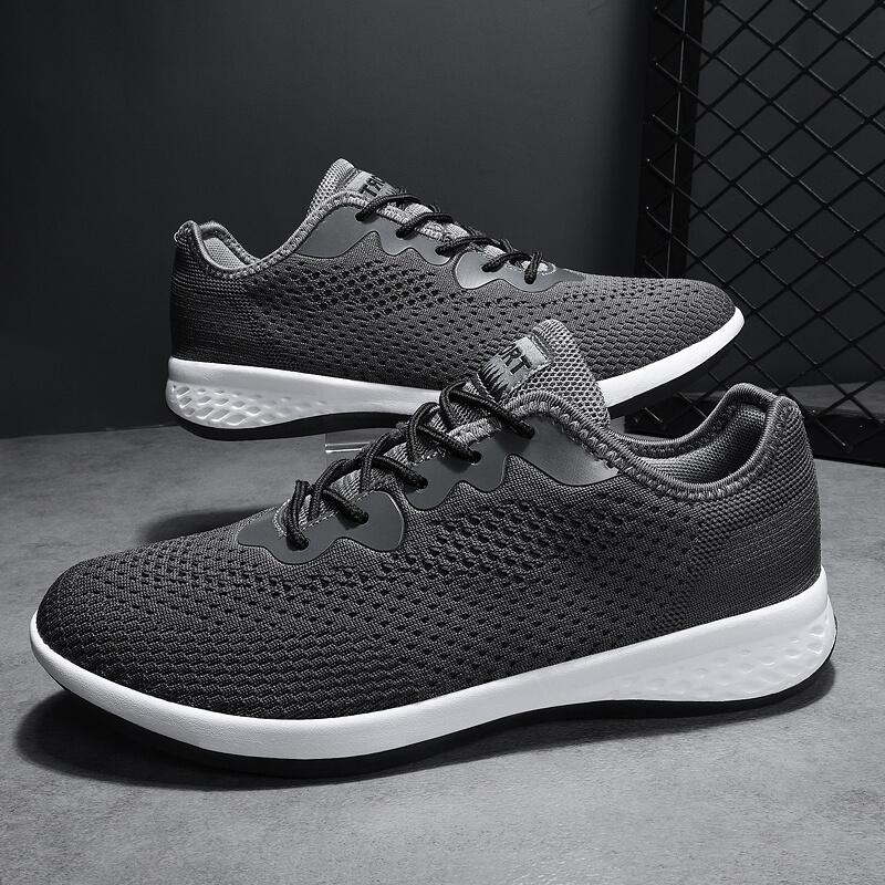 Мужские повседневные кроссовки на шнуровке для бега — фото 15