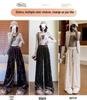 Southeast Asia Plus Size Velvet Wide-leg Pants – Casual, Stylish & Age-reducing with Drawstring
