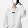 Men's Autumn/Winter Trendy Brand Velvet Letter Embroidery Sweatshirt – Warm, Loose, and High-End Feel.