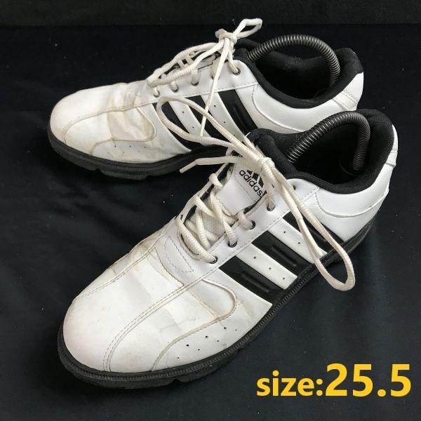 

adidas Z-TRAXION golf shoes 25.5 white black