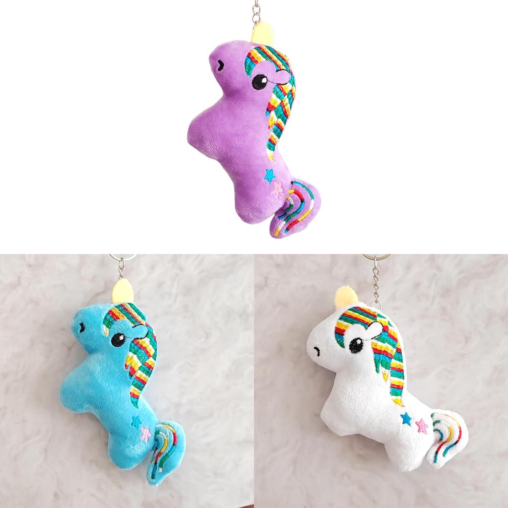 Plush Keychain Unicorn With Pp Cotton Filling For Kids And Decoration Collectors