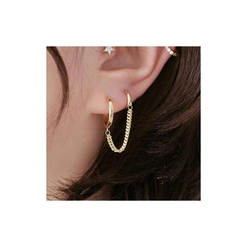 Best-Selling Accessories Binaural Piercing One-Piece Personalized Earrings Are Directly Supplied