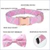 Classic Dog Collar with Bow Tie, Girl Boy Bowtie Quickly Release Buckle, Comfortable Soft Cute Collars for Puppy Small Medium Large Dogs