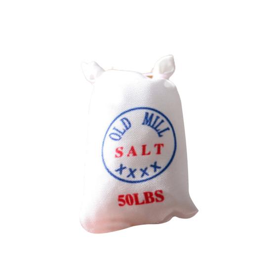 Rollen Sie vor, Sie spielen kleine, langlebige, hochsimulierte Mini-Mehlsäcke, Puppenhaus-Zubehör, Salzbeutel