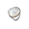 2026 European and American Popular Simple Ring, Round Fashion Temperament Shell Ring Female Versatile