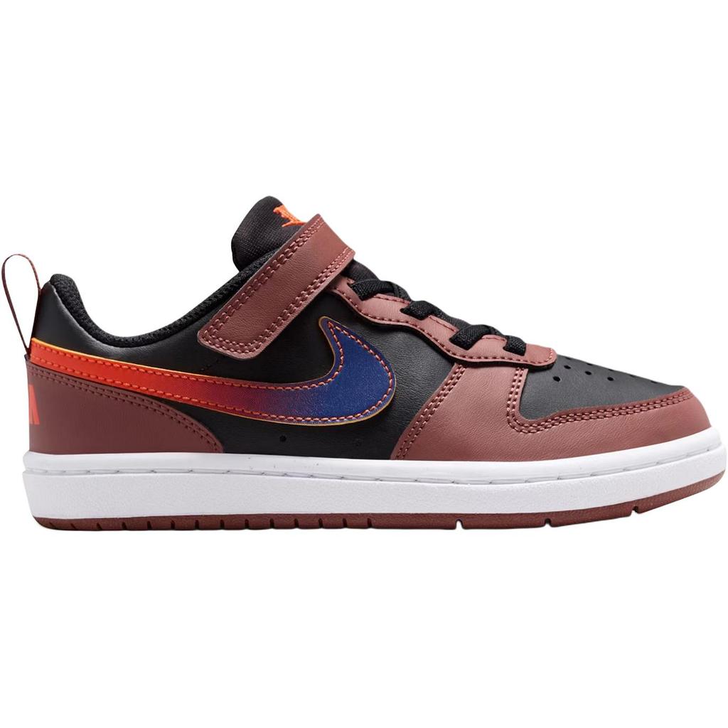 Nike Court Borough Low Recraft PS Black/Red Sepia/Team Orange/Deep Night Kids Sneakers IO6966-002