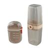 Portable Organizer Soap Dish Set Toothbrush Case Functional And Stylish