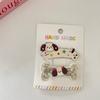 2pcs Cute Cartoon Creative Dog Bone Hair Clip a Pair of Clips Headband Bangs Clip for Women Forehead Side Clip