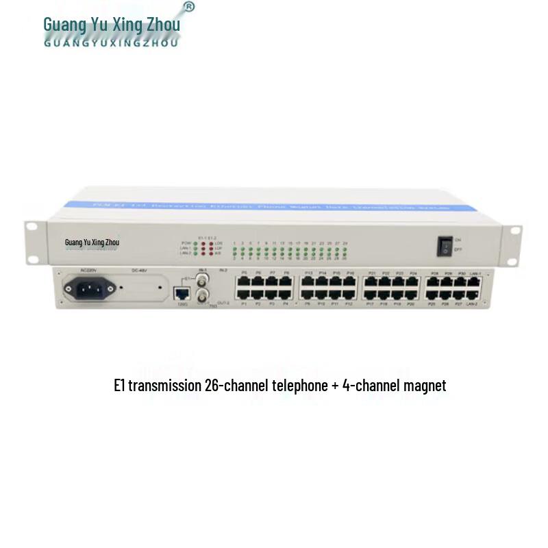 GY-PCM26P4C E1 PCM Telephone Fiber Optic Multiplexer
