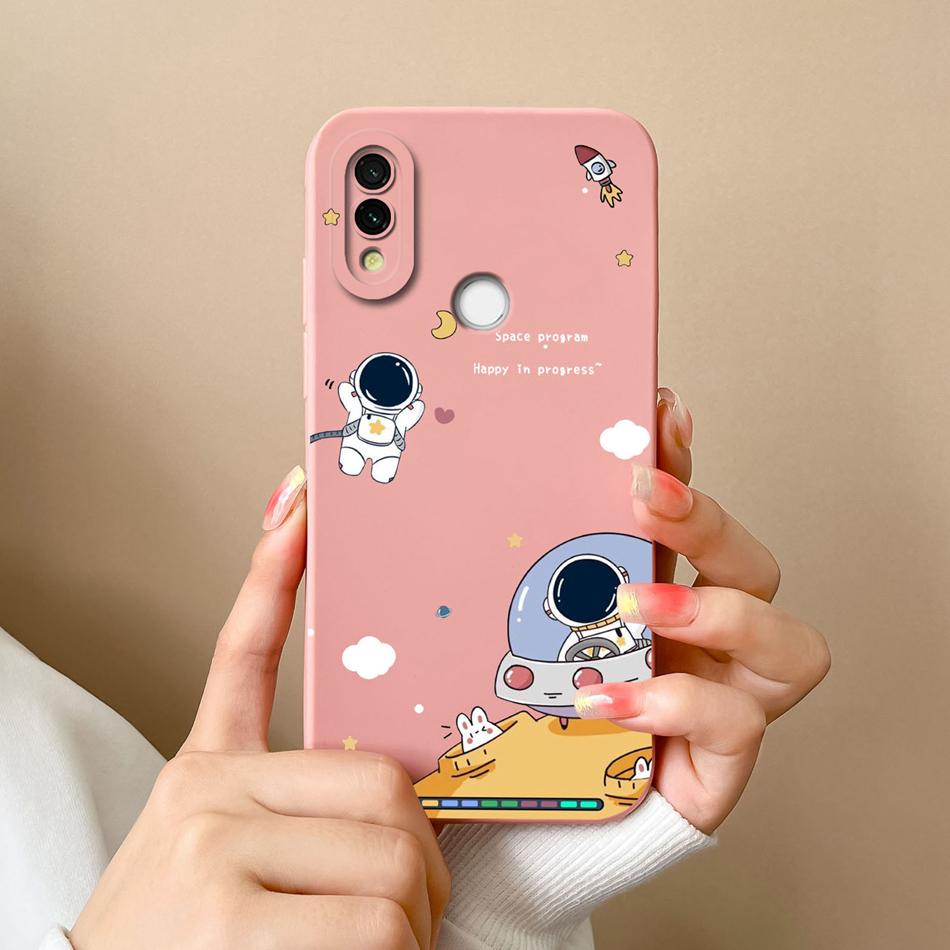 Case For Xiaomi Redmi 7 Cute Candy Painted Cover For Redmi7 Soft Liquid Silicone Upgrade Lens Protection Anti Drop Phone Shell