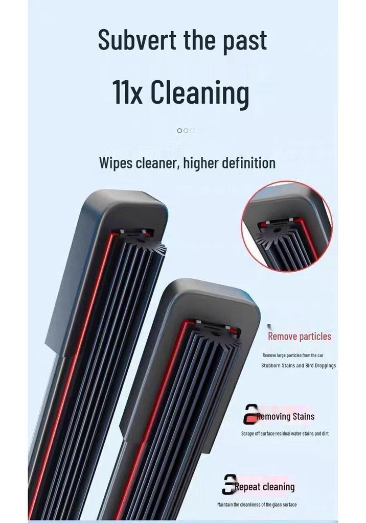 11-Layer Rubber Strip for Chery Tiggo 3/5/7/8, Arri 3/5/7/8, Fengyun, QQ, and Qiyun Frameless Wiper